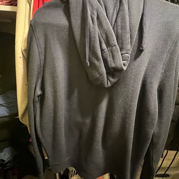 Banana Republic Navy Blue sweater Hoodie; Size Small new men - Picture 6 of 6